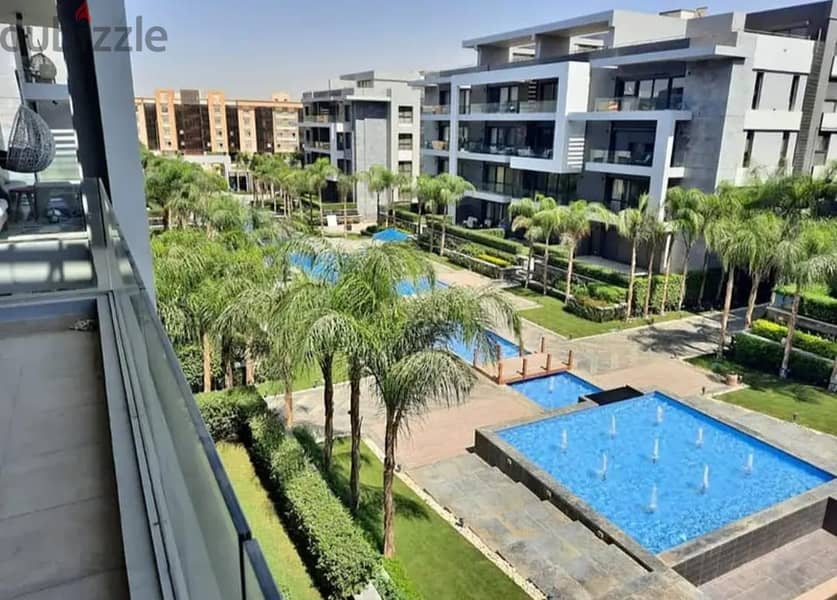 Apartment with garden (immediate delivery + finished) for sale in Fifth Settlement, El Patio 7 Compound 8