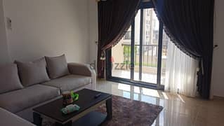 Apartment For Rent 160 m prime location Fully furnished Kitchen with appliances and air conditioners Super Lux finishing in Compound Al Marasem