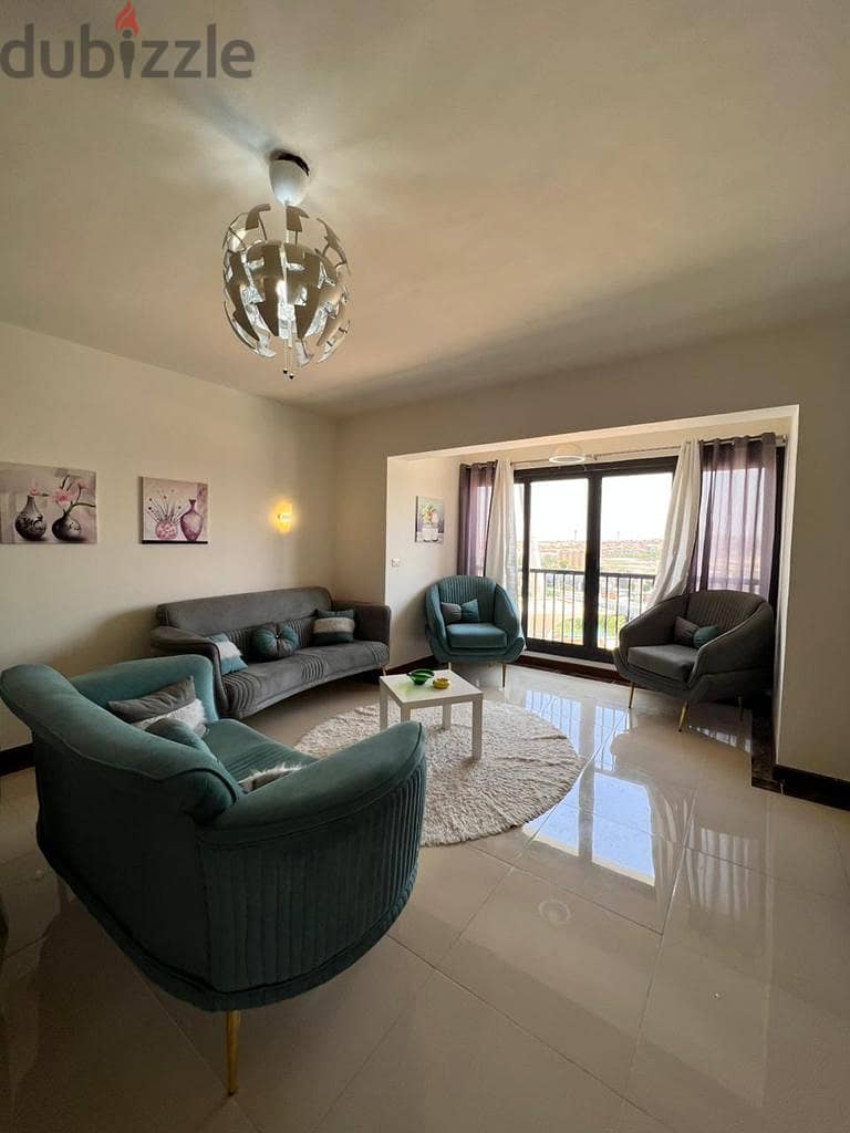 Duplex apartment for rent in Porto New Cairo, Fifth Settlement, fully furnished and finished, first tenant 2