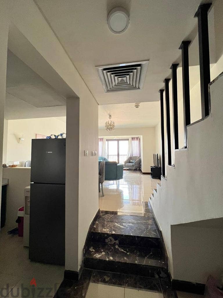 Duplex apartment for rent in Porto New Cairo, Fifth Settlement, fully furnished and finished, first tenant 9