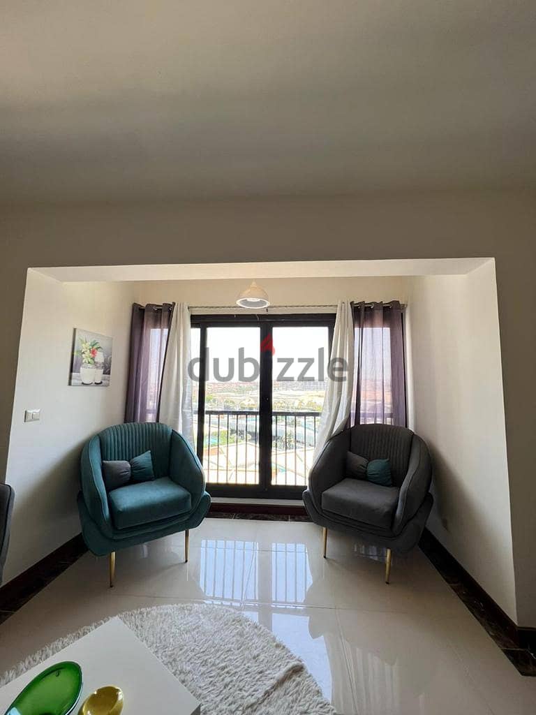 Duplex apartment for rent in Porto New Cairo, Fifth Settlement, fully furnished and finished, first tenant 14