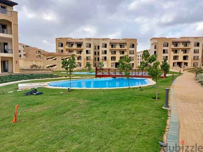 Garden duplex with a distinctive view for sale in Stone Park Compound, New Cairo, in installments over 7 years 4