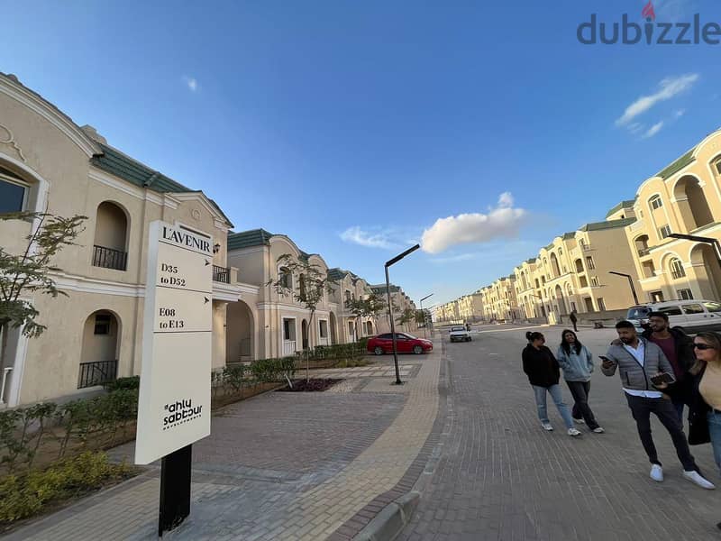 Ready to move apartment for sale in L’Avenir Sabbour Compound Mostakbal City 4