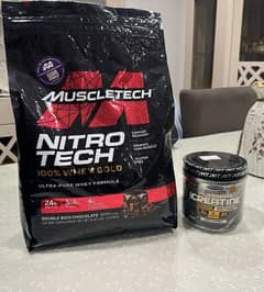 MuscleTech NitroTech 100% Whey Gold Protein & Platinum Creatine