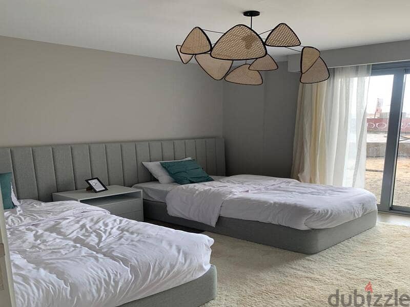 double view Bahri  Apartment for sale Ultra Super Lux With air conditioners Village West - area: 164 3