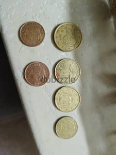 عملات السنت اليورو القديمه