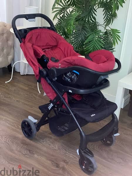Joie baby stroller with car seat 5