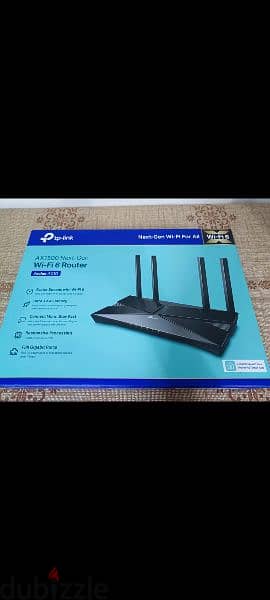 Router tp link ax1500 wifi 6 dual band 5،2.4 ghz 
New جديد 7