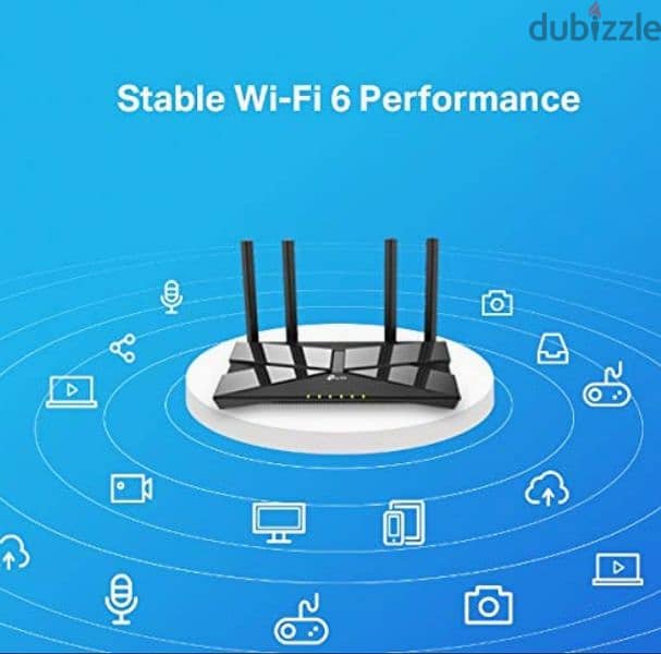 Router tp link ax1500 wifi 6 dual band 5،2.4 ghz 
New جديد 14
