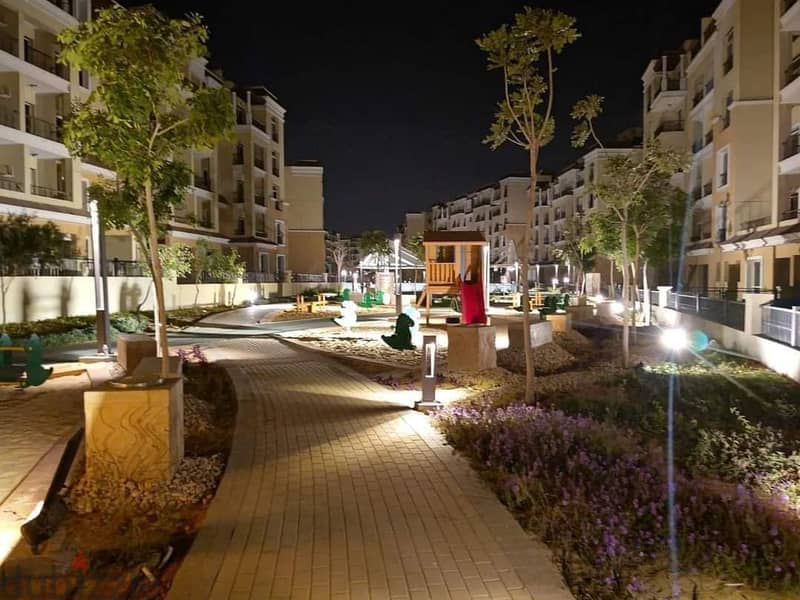 دوبلكس 202م مساحة واسعة ومميزة للبيع في كمبوند سراي Sarai بالقاهرة الجديدة على طريق السويس 9