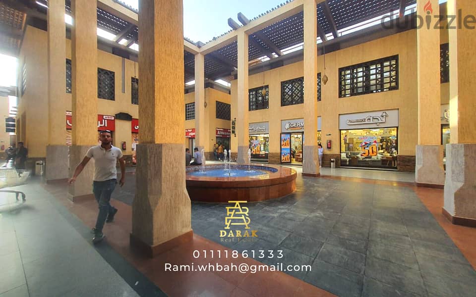 Shop for sale, 78m, Arabesque Mall, Madinaty, in front of Open Air Mall, at an attractive price 4