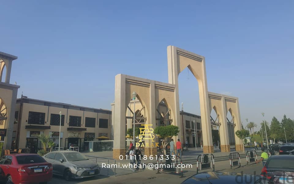 Shop for sale, 78m, Arabesque Mall, Madinaty, in front of Open Air Mall, at an attractive price 7