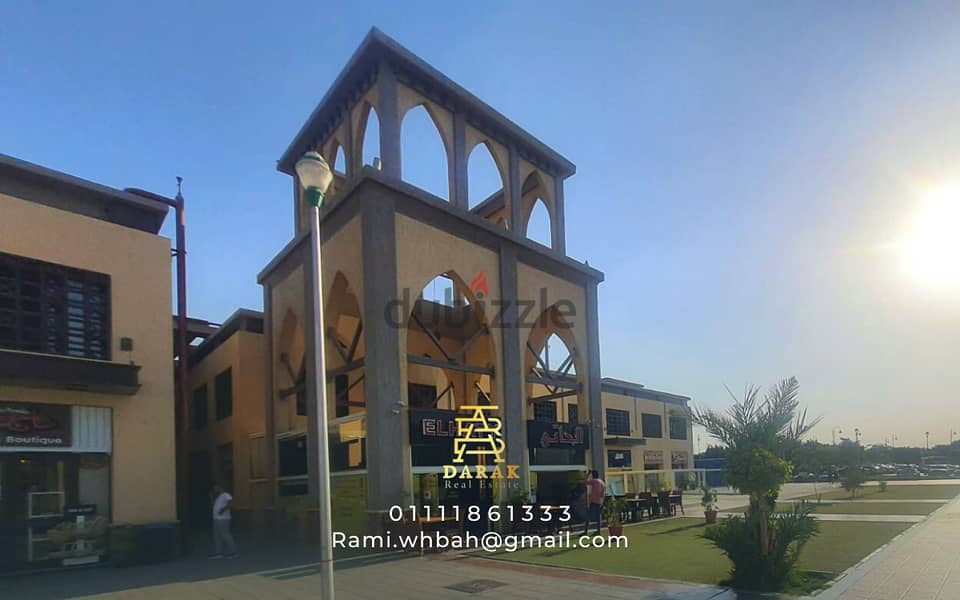 Shop for sale, 78m, Arabesque Mall, Madinaty, in front of Open Air Mall, at an attractive price 8