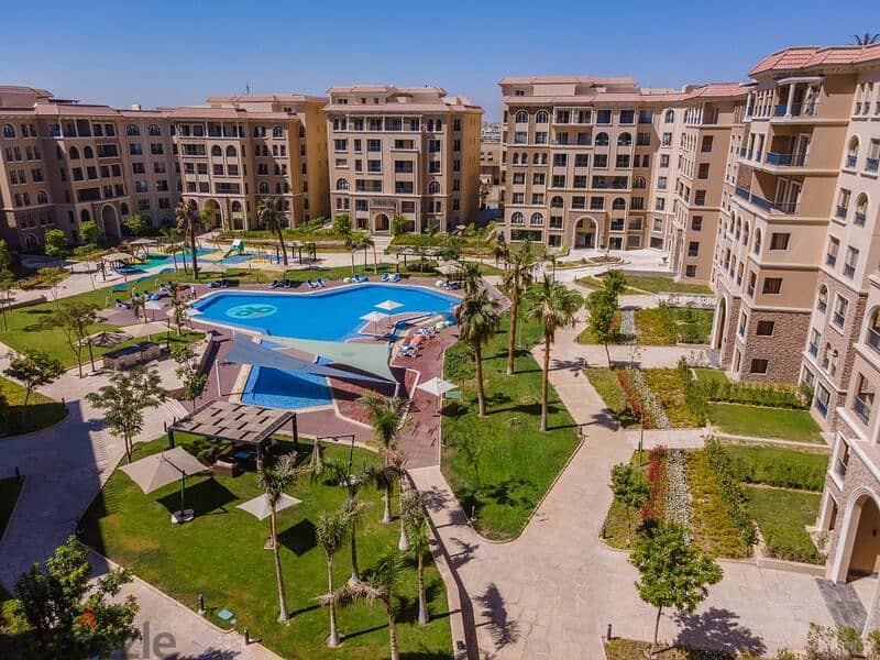 Garden Apartment for sale at a DISCOUNT  (5 million) in 90 Avenue Compound in front of the American University 90 Avenue New Cairo 1