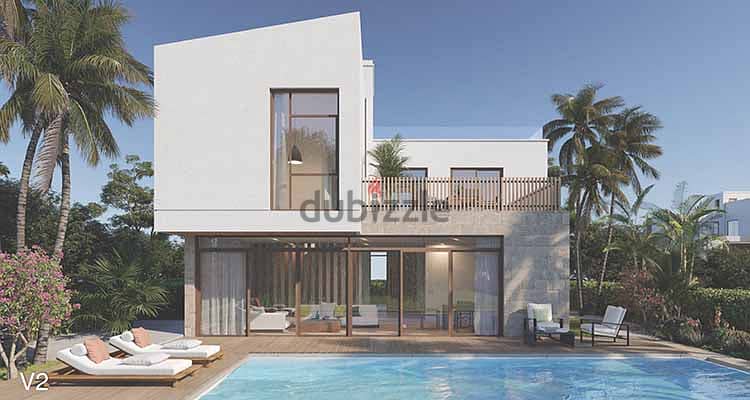 Fully finished chalet ONLY 5% Down payment in very prime location and view- June Sodic - Ras Al Hikma - North Coast 2