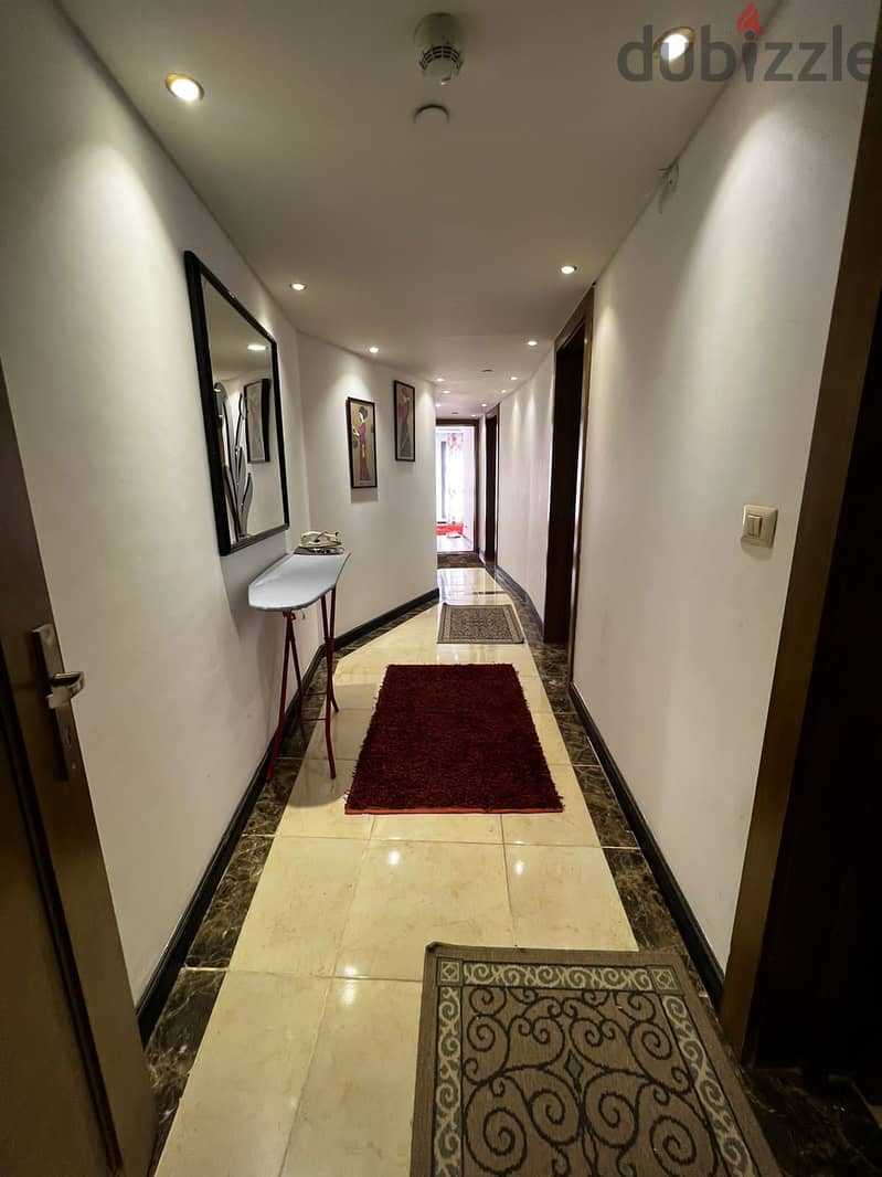 Fully furnished Duplex  with AC's & appliances for rent in very prime location New cairo 3