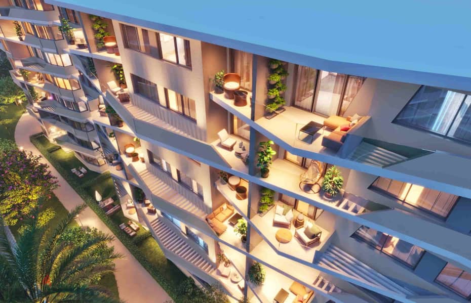 Townhouse 231m landscape view with installments in prime location - The Median Residence minutes from Cairo Airport and Heliopolis. 11