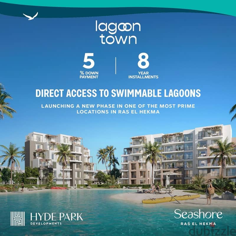 Seize the opportunity89meter chalet for sale Sea View Hyde Park Developments is launching Lagoon Town at Seashore Seashore Village the coast 11