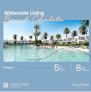 Seize the opportunity89meter chalet for sale Sea View Hyde Park Developments is launching Lagoon Town at Seashore Seashore Village the coast 16