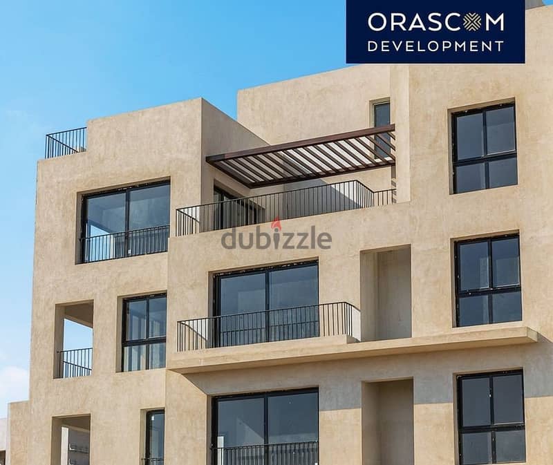 Apartment for sale, 5 minutes from Mall of Egypt, in the heart of 6th of October, O West Compound, by ORASCOM 8