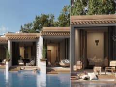 Townhouse 220 sqm with private pool for sale in Ras El Hekma / Direction White - Arabella - near Hacienda Bay 0