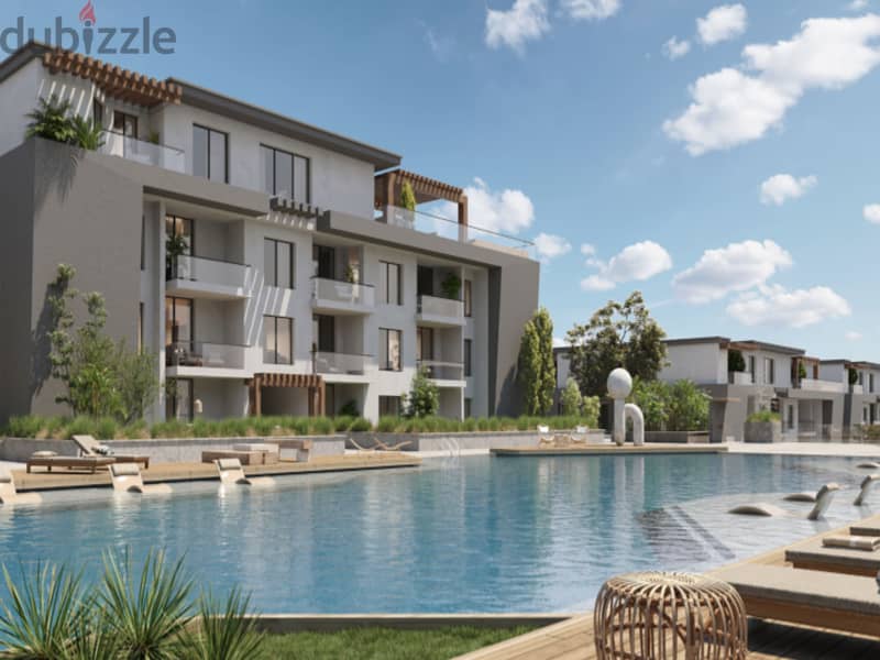Townhouse 220 sqm with private pool for sale in Ras El Hekma / Direction White - Arabella - near Hacienda Bay 1