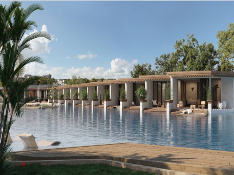 Townhouse 220 sqm with private pool for sale in Ras El Hekma / Direction White - Arabella - near Hacienda Bay 9