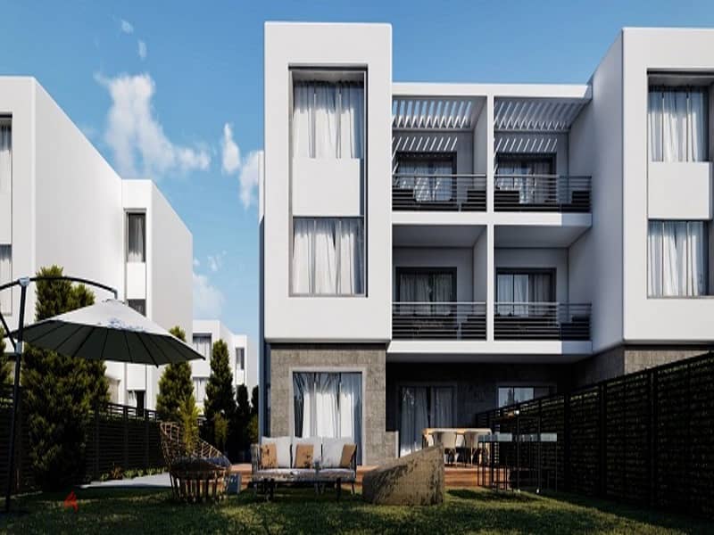 Double view townhouse required 9,000,000/installments - Seasons - 40 minutes from Sidi Abdel Rahman area. 9