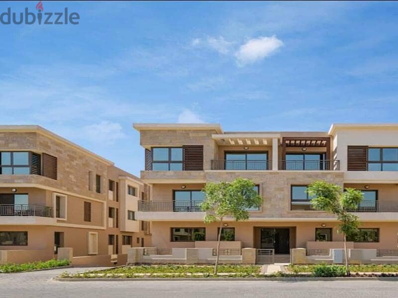For sale in Sarai Compound, apartment + garden 127M , Sarai, wall in Madinaty, at a special price and a cash discount of up to 38% 2