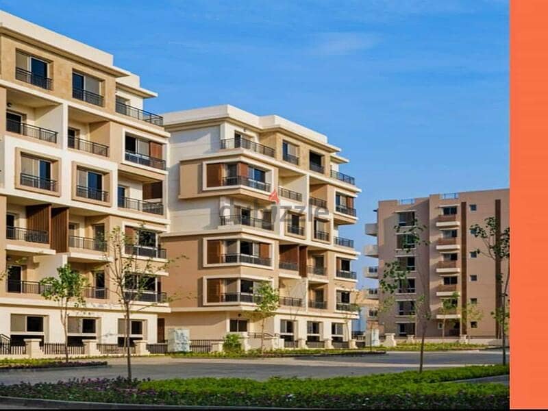 For sale in Sarai Compound, apartment + garden 127M , Sarai, wall in Madinaty, at a special price and a cash discount of up to 38% 3