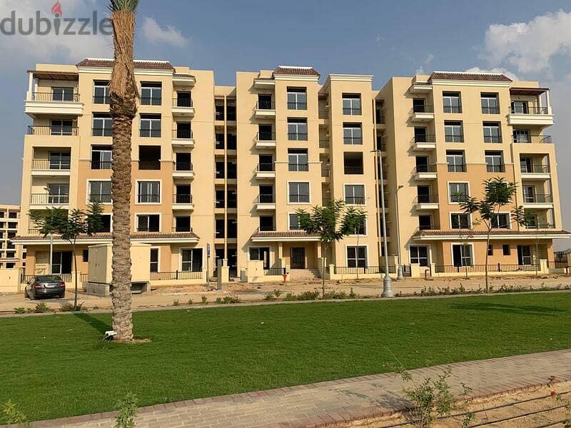 For sale in Sarai Compound, apartment + garden 127M , Sarai, wall in Madinaty, at a special price and a cash discount of up to 38% 4