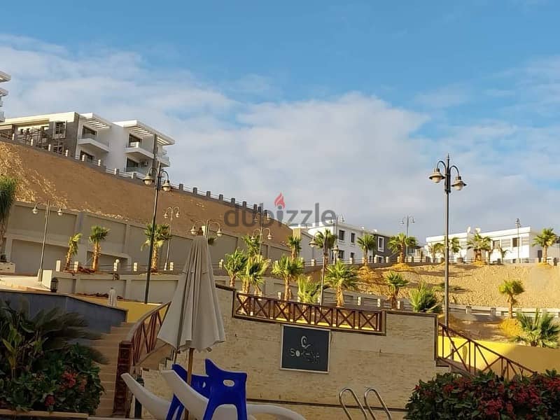 Chalet for sale in sokhna Ready to move 100M Sea View /2 BR 3