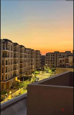 I own a 113-meter apartment in Sarai Compound in the heart of the Fifth Settlement next to Madinaty with a 10% contract down payment + interest-free i 0