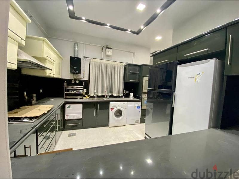 For sale Apartment 278m -Fully furnished with kitchen & Acs - With garden 9