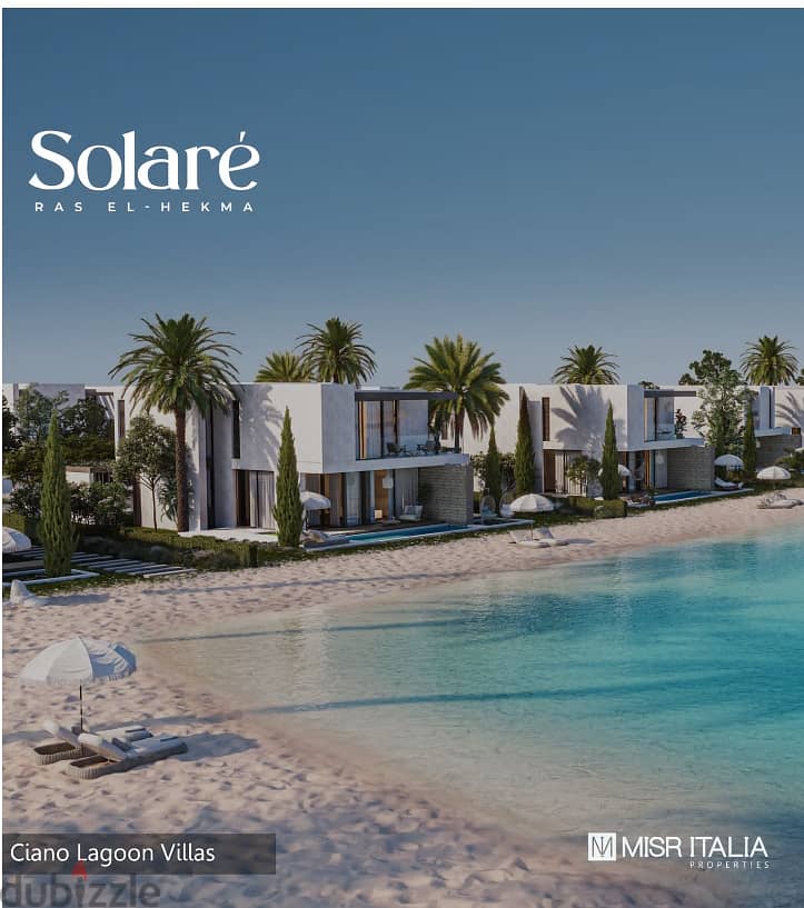 Ground  chalet with garden 108m  2Bedrooms At Solare Ras el Hekma north coast By Misr Italia front beach first row 9