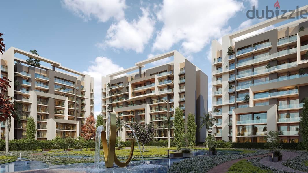 172 sqm apartment for sale in installments in the Administrative Capital in City Oval New Capital 7