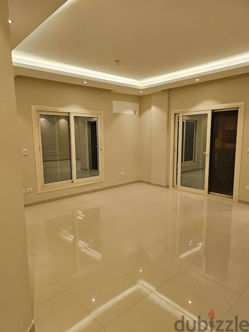 Ultra super lux apartment 4 bedrooms Sami furnished  for rent in very prime location and view - new cairo 1