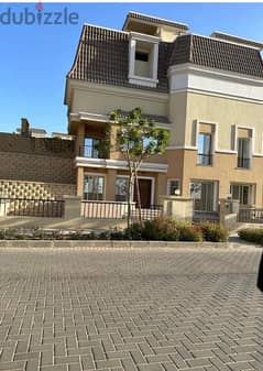 5-bedroom villa for sale in Fifth Settlement, Sarai Compound, next to Madinaty and the American University, with a 70% discount on payment systems. 0