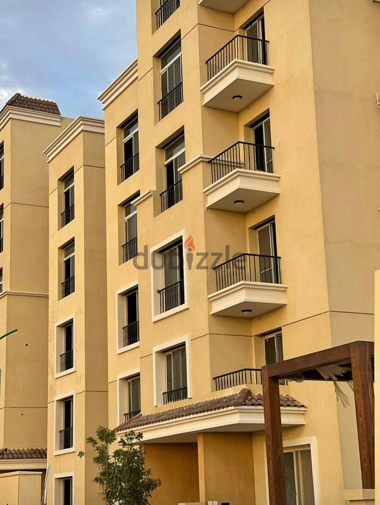 The best division and price for 3 rooms in Sarai Compound, area of 165 square meters, on View Direct, for sale with an installment price of 8 million 5
