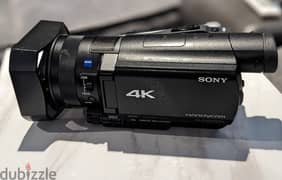 سوني 4k فيديو كام :Sony FDR-AX100e 4K 20m Camcorder made in Japan 0
