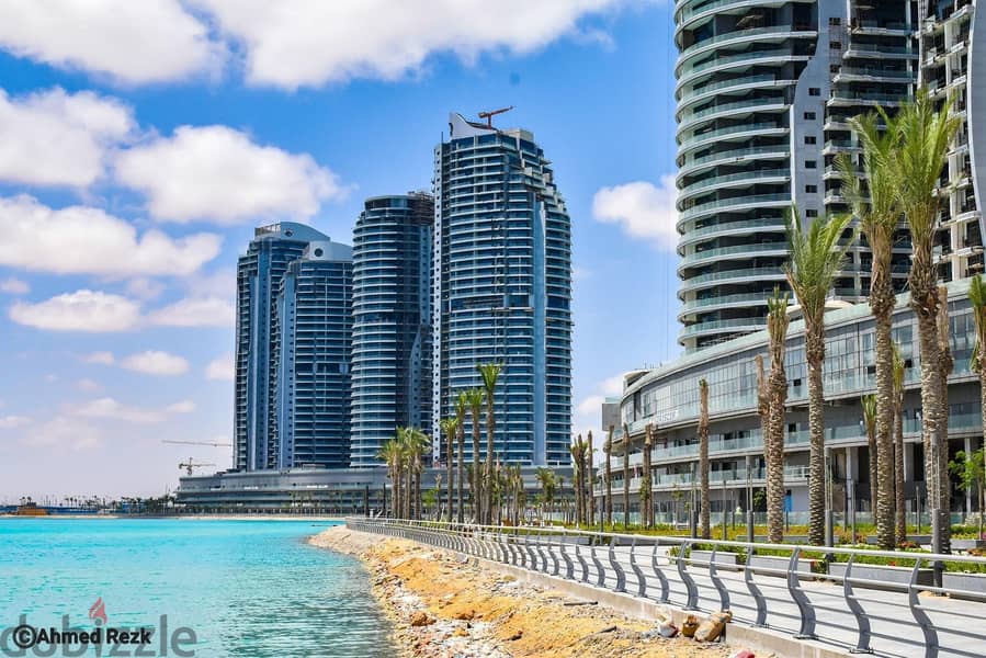 Apartment for sale in North Edge Towers - New Alamein City Sea View with installments over 7 years 7