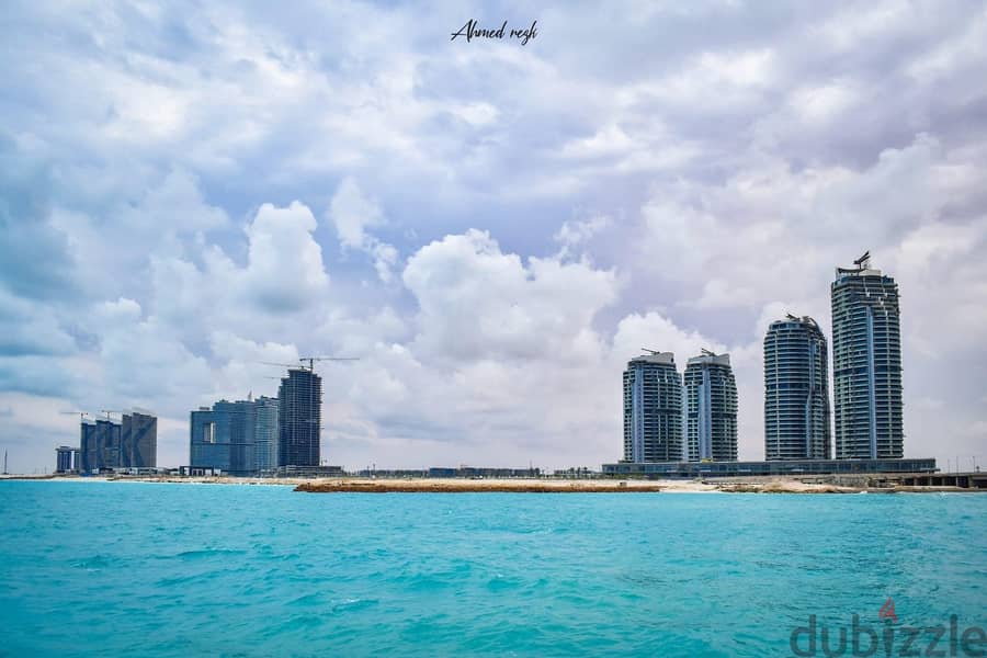 Apartment for sale in North Edge Towers - New Alamein City Sea View with installments over 7 years 8