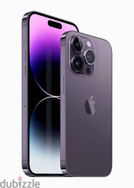 iphone 14 pro max 256 GB purple battery 100% وارد الامارات 1