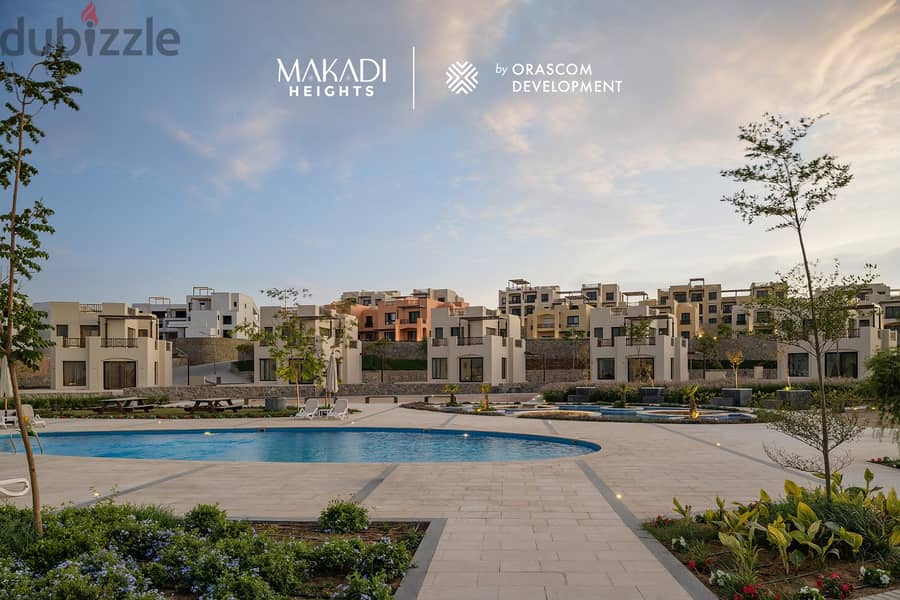 Makadi Heights   شقة للبيع 95م سوبر لوكس ب خليج مكادي هايتس الغردقة فيو ع الاجون 17