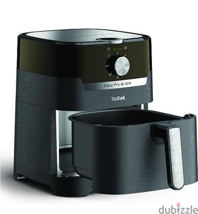 قلاية تيفال هوائية وشواية كلاسيك Tefal air fryer &grill، اسود، 4.2 لتر