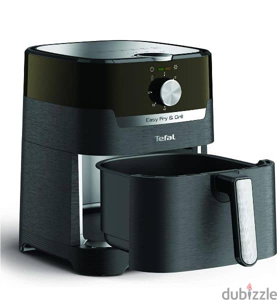 قلاية تيفال هوائية وشواية كلاسيك Tefal air fryer &grill، اسود، 4.2 لتر 0