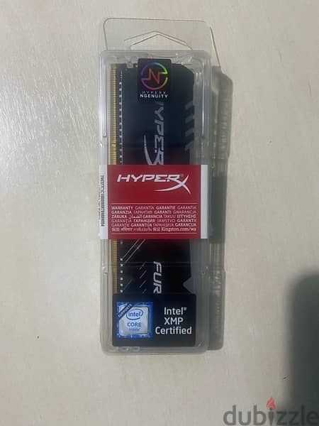 HyperX fury RAM RGB 8GB 3200mhz 0