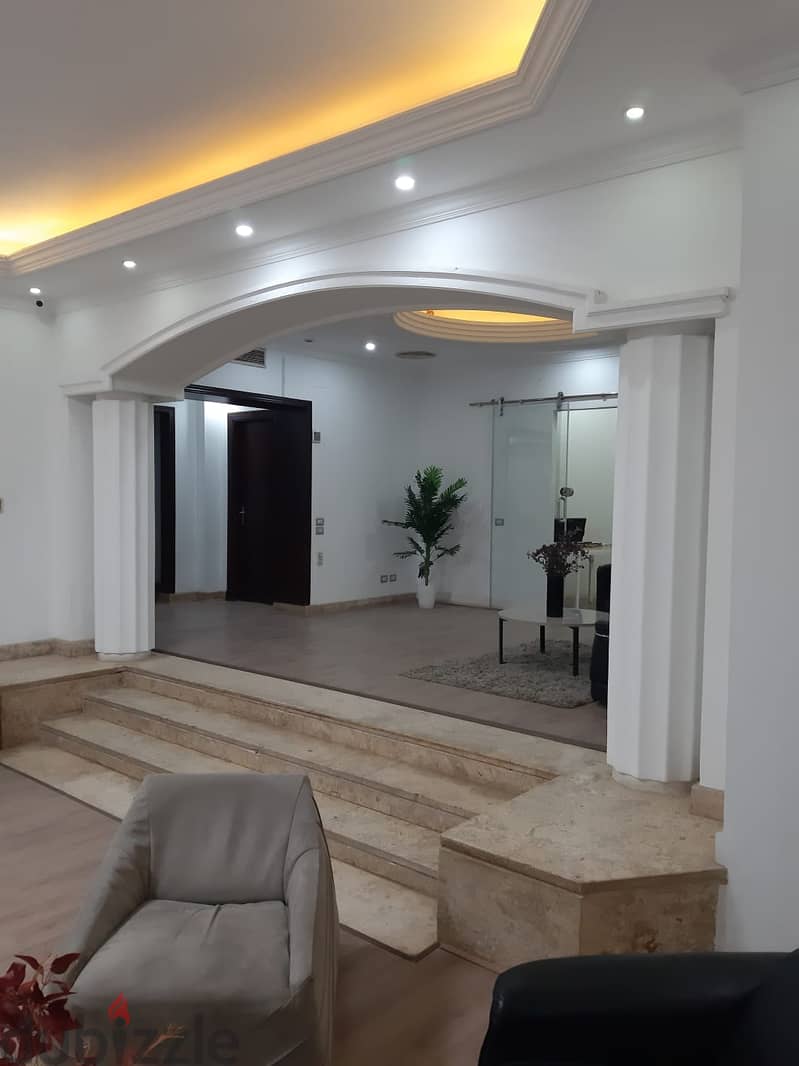 Fully furnished Duplex  with AC's & appliances for rent in very prime location New Cairo - Choueifat 1