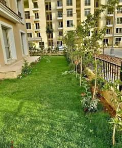 شقة ارضي + حديقة خاصة ( 3 غرف ) بمقدم 796 الف بجوار مدينتى القاهرة الجديدة 0