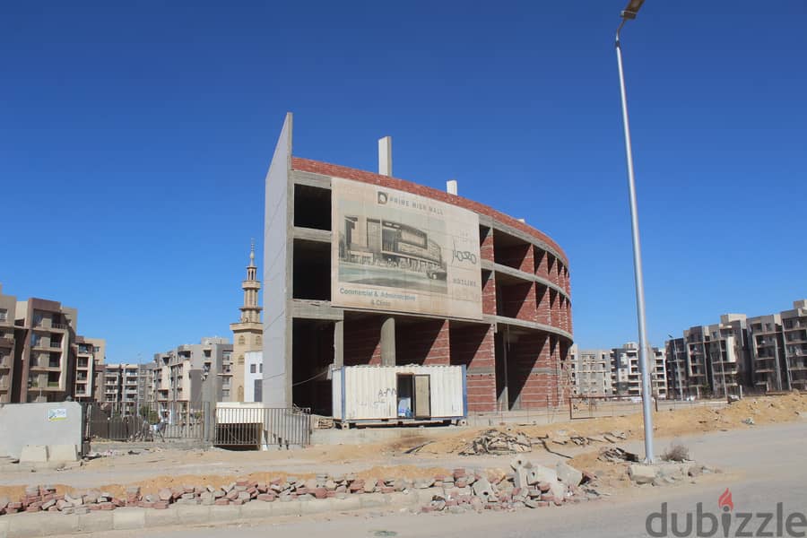 مكتب للبيع 58 متر استلام فوري تقسيط على 24 شهر بمنطقة الاندلس prime mall al andalous new cairo 3